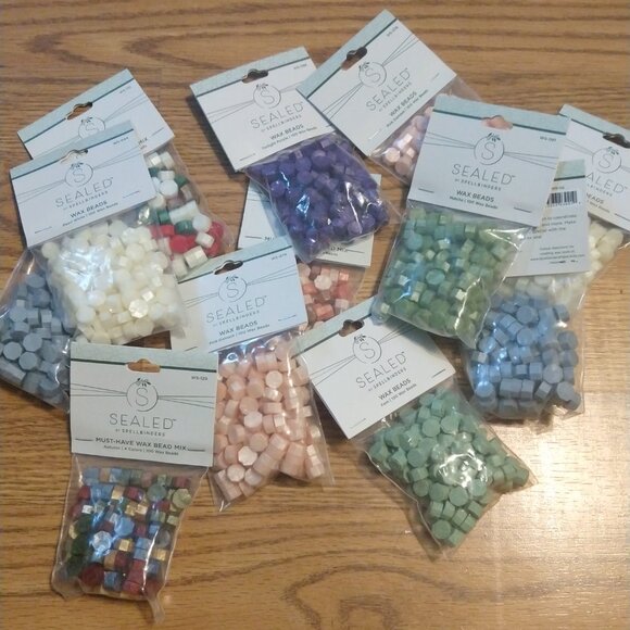 Spellbinders Wax Seal Stamp & a bag of wax - Most Wonderful Time of the Year - Picture 4 of 4